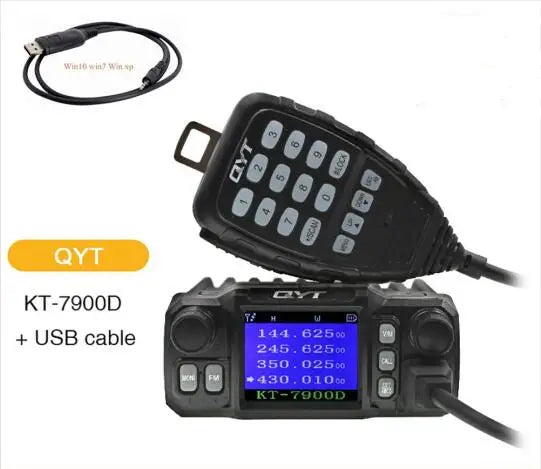 QYT KT-7900D Quad Band 25W UV Transceiver For Radio Enthusiasts
