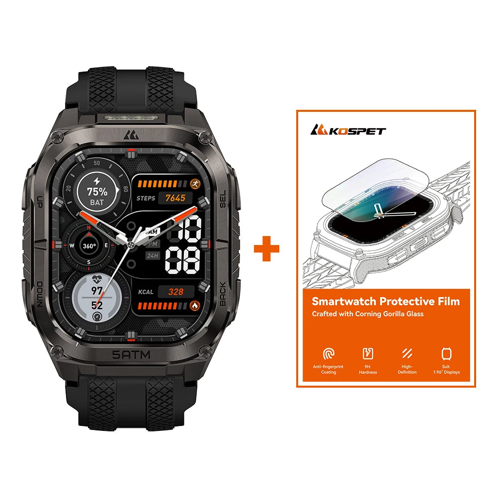 Kospet Tank M4C GPS Smartwatch With Health Tracking