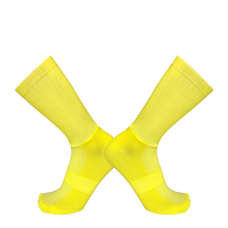 Whiteline Aero Anti Slip Silicone Summer Cycling Socks For Men