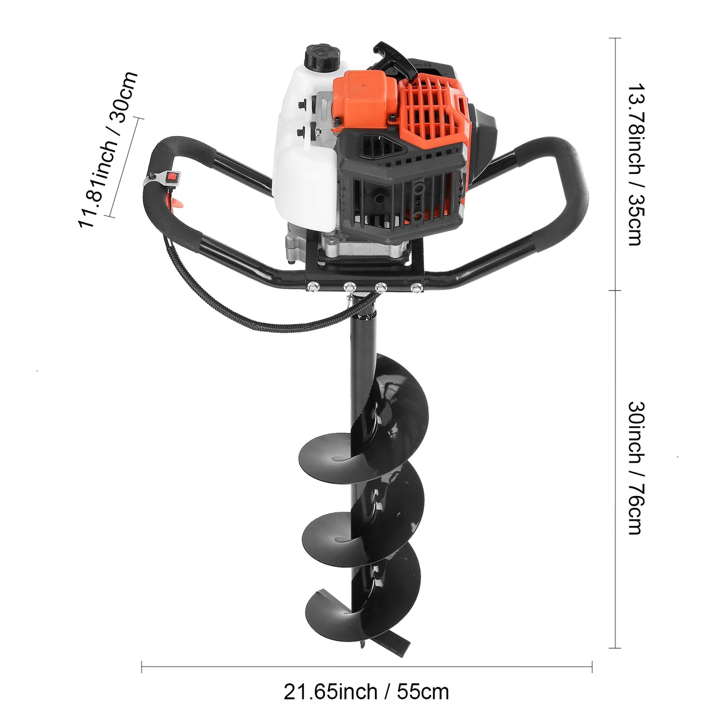 SucceBuy Gas Powered Post Hole Digger For Professionals