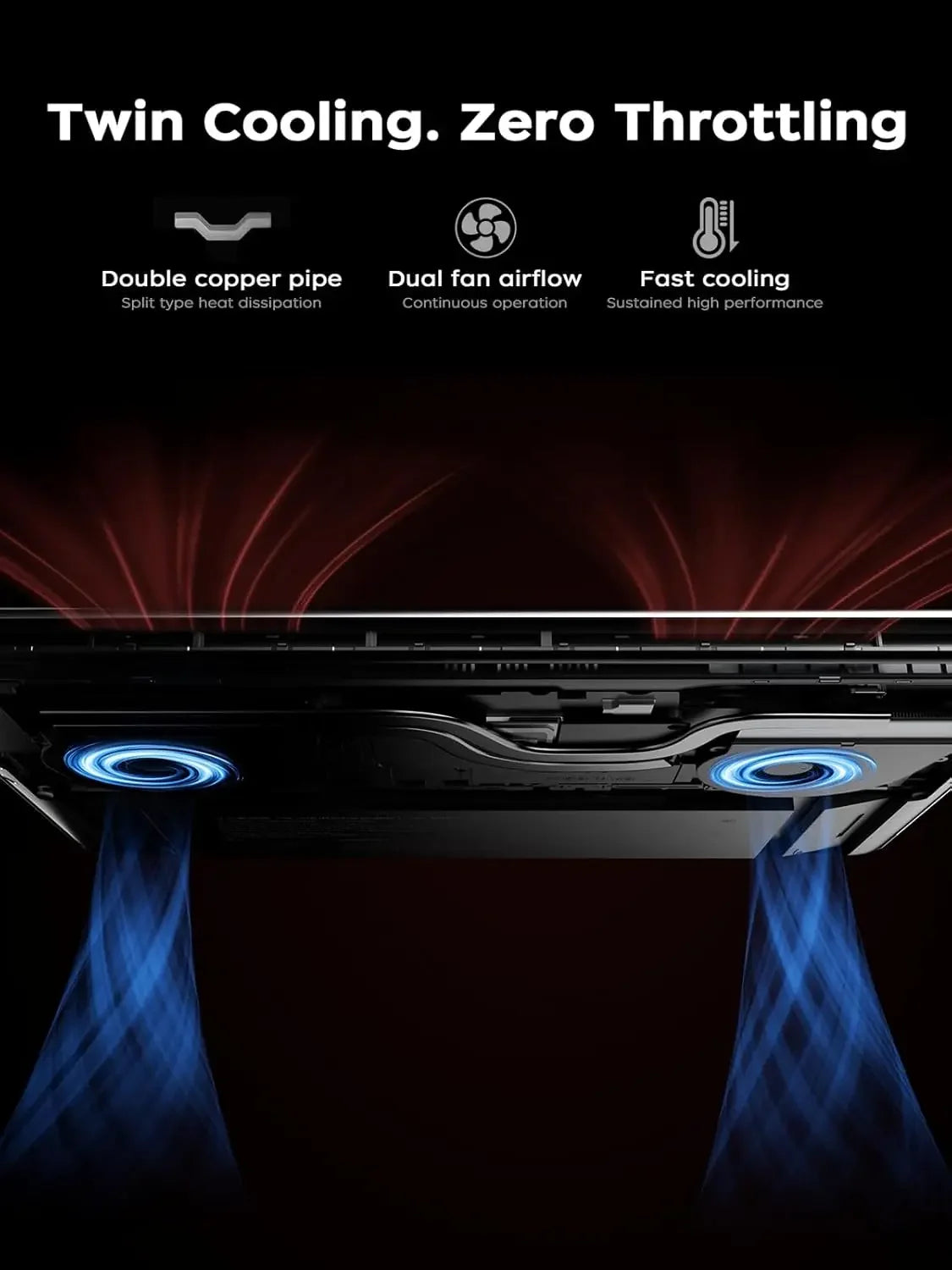 KAMRUI Ryzen 9 6900HX Laptop 16GB LPDDR5 512GB SSD Win11 Pro