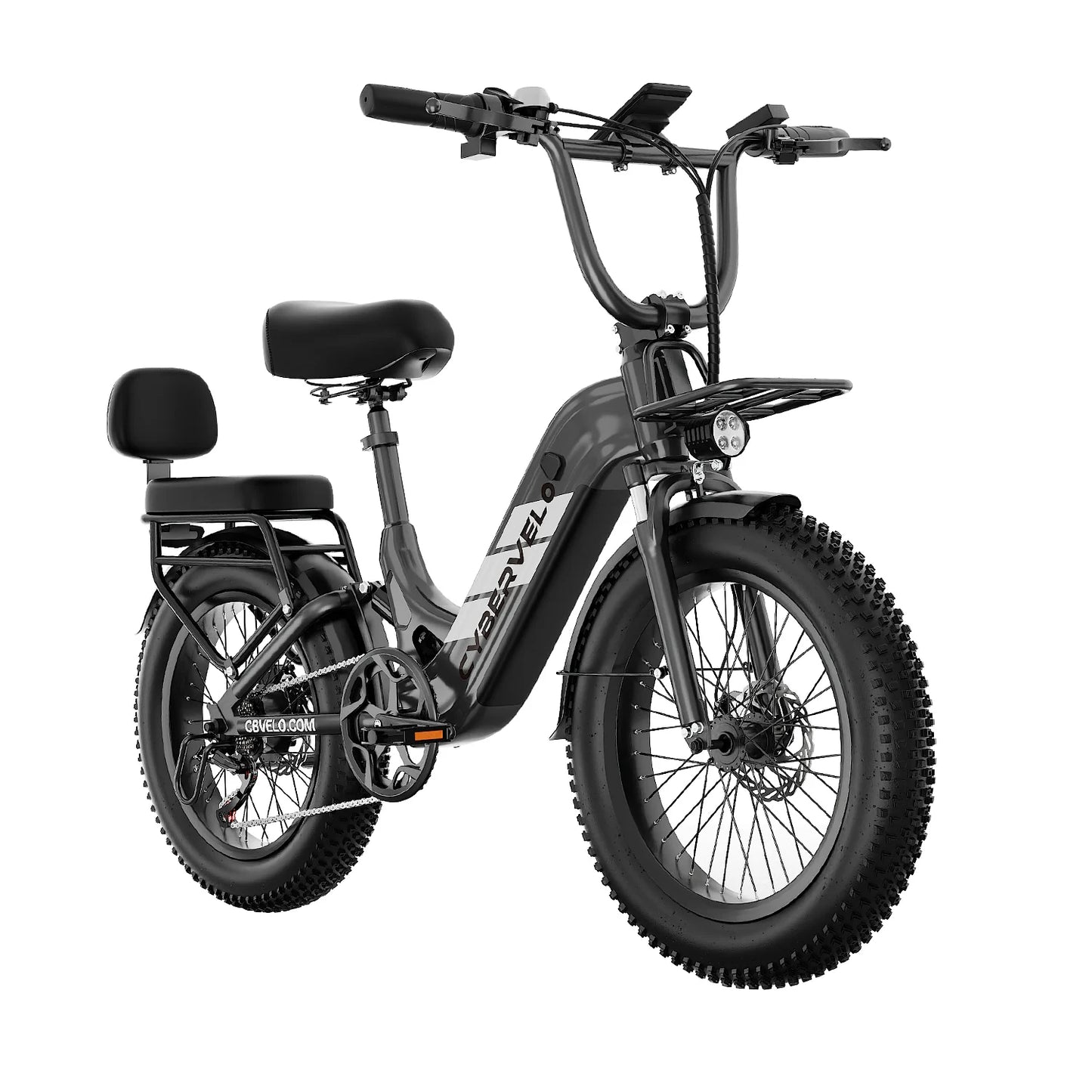 Cybervelo Long Range Electric Commuter Bicycle Featuring Seven Speeds