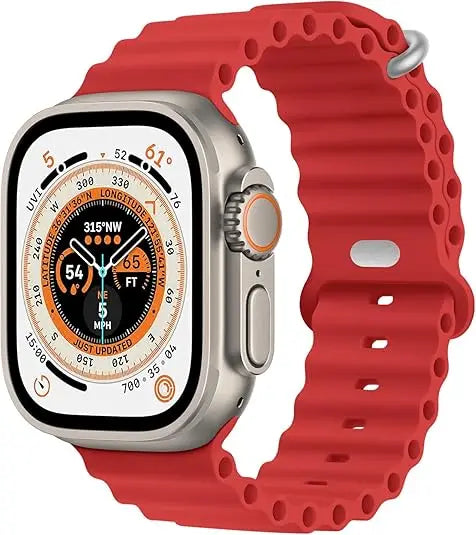 Hiwear Smartwatch With Case And Seven Bands Bluetooth Calling Fitness Tracker