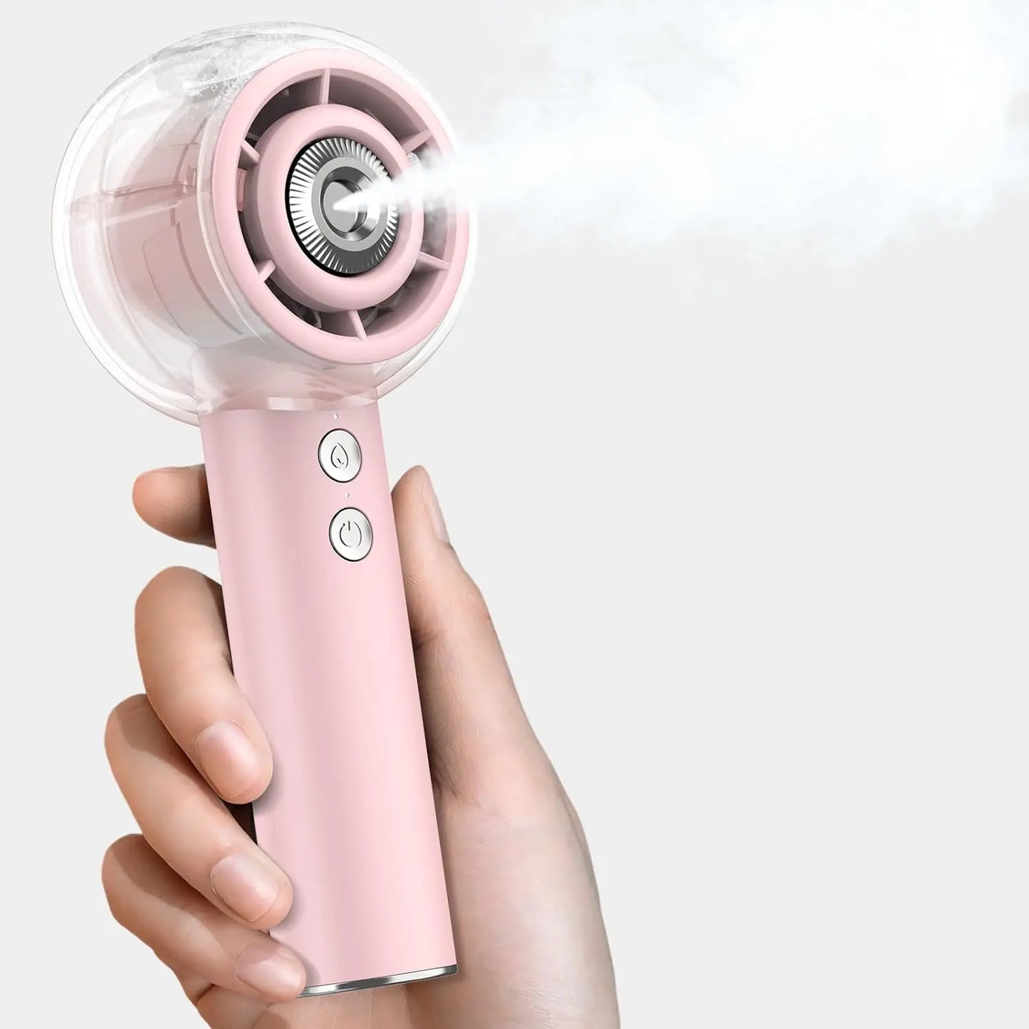 Portable Handheld Misting Fan 6000mAh Rechargeable Battery Travel Camping Beach