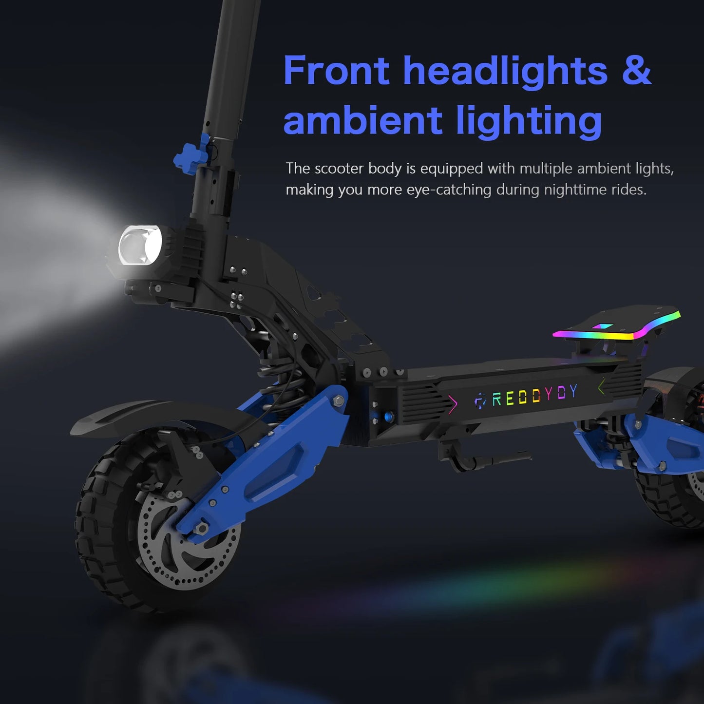 REDDYDY Dual Motor Electric Offroad Scooter 5000W Peak