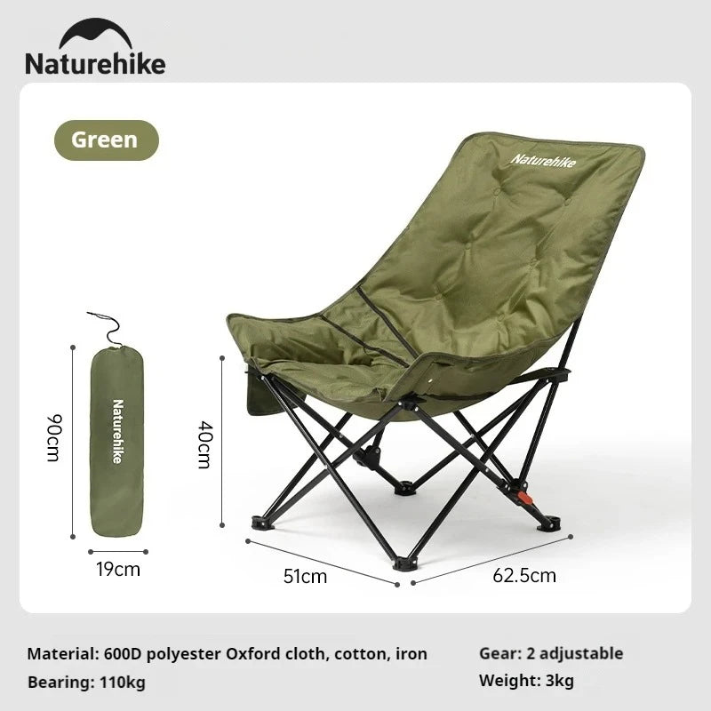Naturehike High Back Moon Chair Camping Foldable Lounge Chair