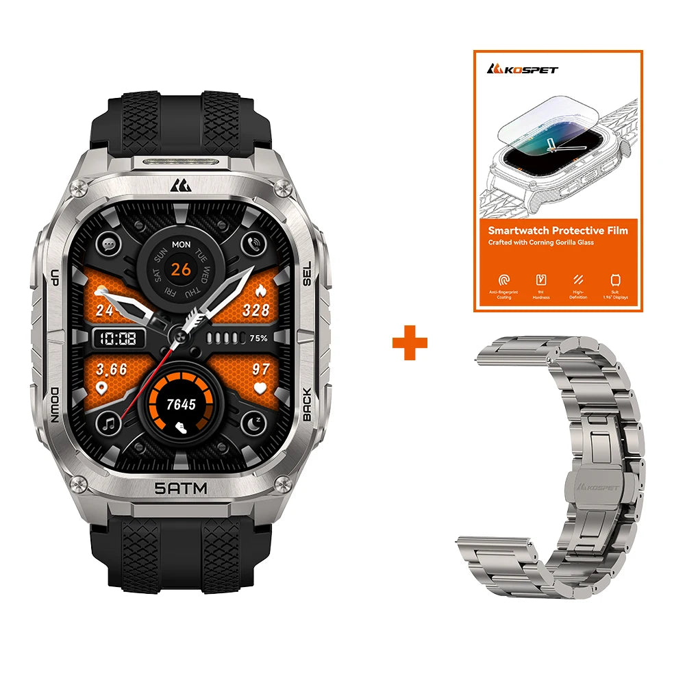 KOSPET Tank M4C GPS Smartwatch with Health Tracking