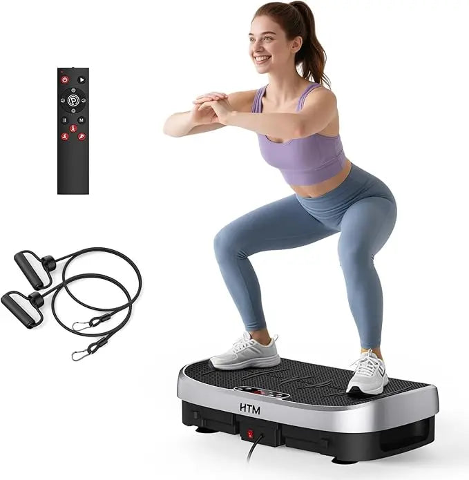 HTM Vibration Plate For Whole Body Exercise Bluetooth Remote Control