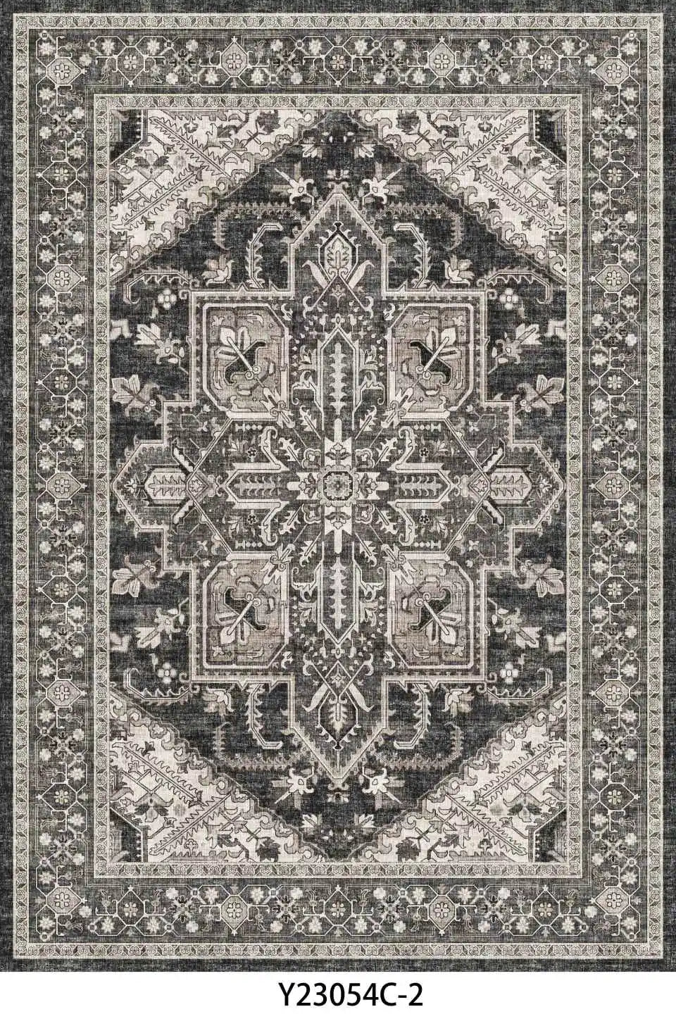 NONED Kilim Wool Silk Turkish Persian Rug Geometric Living Room