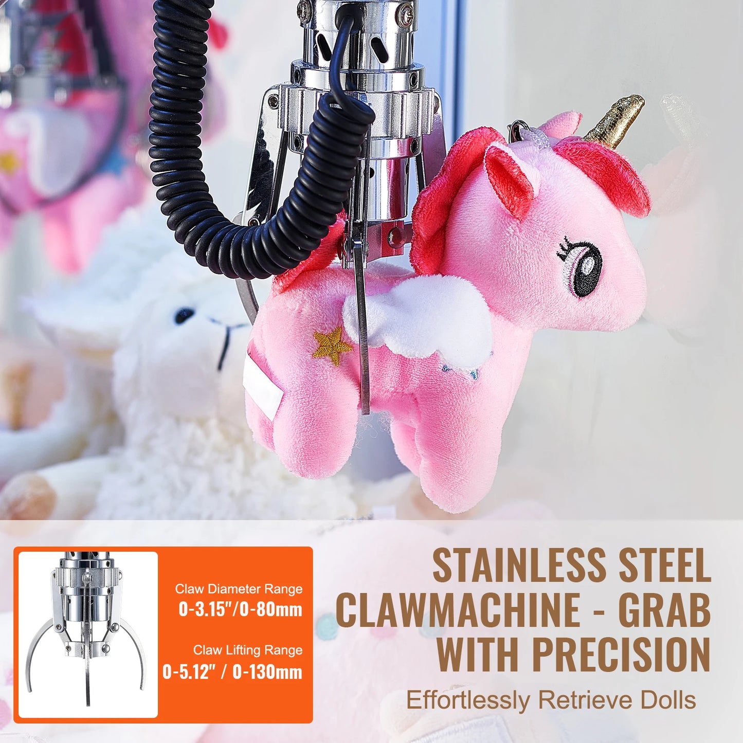 SucceBuy Claw Machine With Precision Grip Arcade Prize