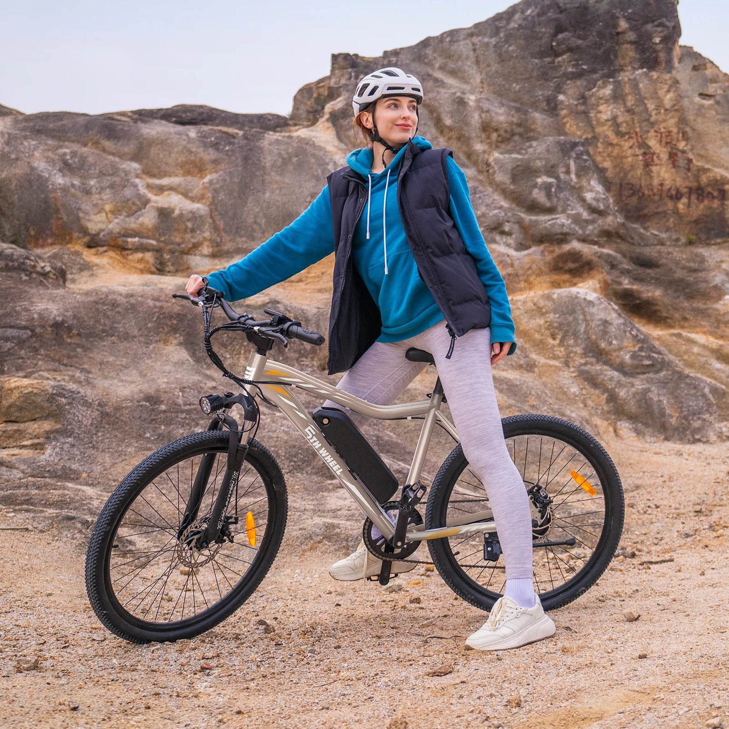 5th Wheel AB17 Electric Bike With Powerful Motor LCD Screen