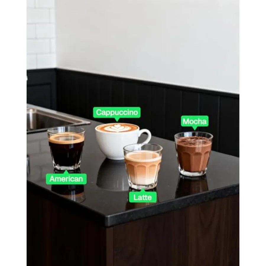 Espresso Machine 3.5 Bar Cappuccino Latte Maker Milk Frother