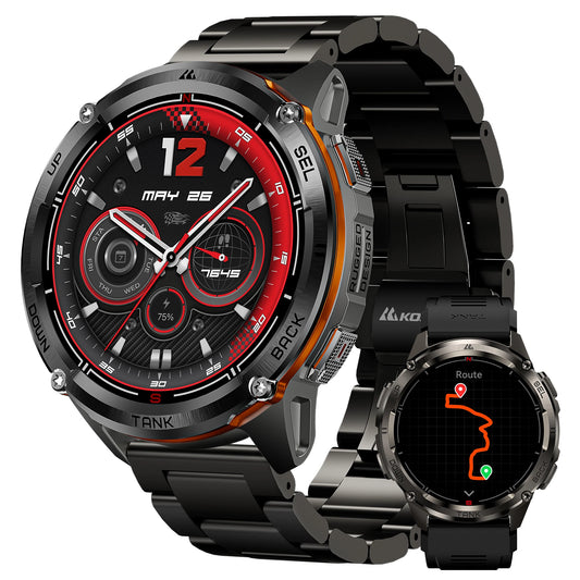 KOSPET Tank T3 Ultra 2 GPS Smartwatch With Altimeter Barometer