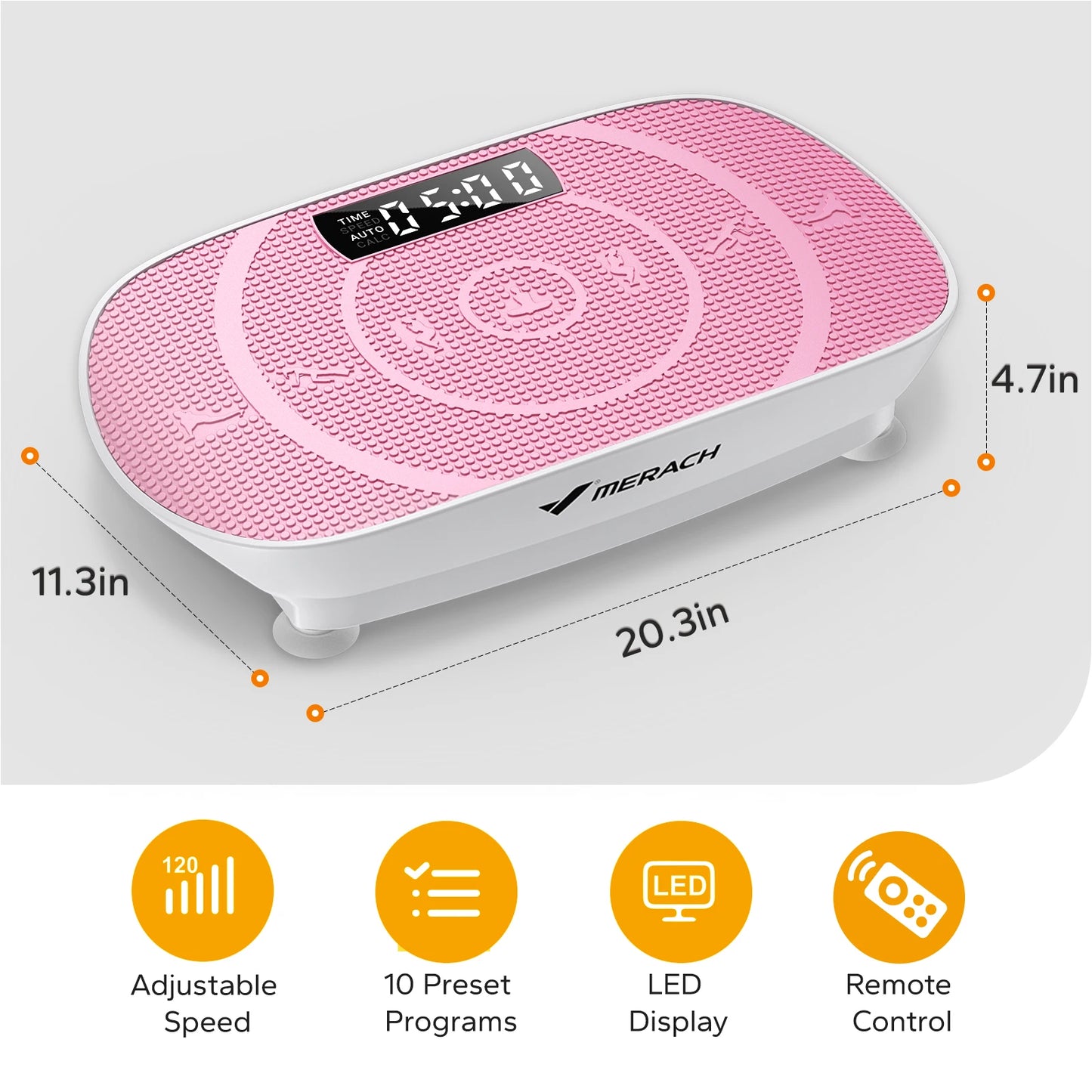 MERACH Vibration Plate CV30 Exercise Machine For Full Body Workout