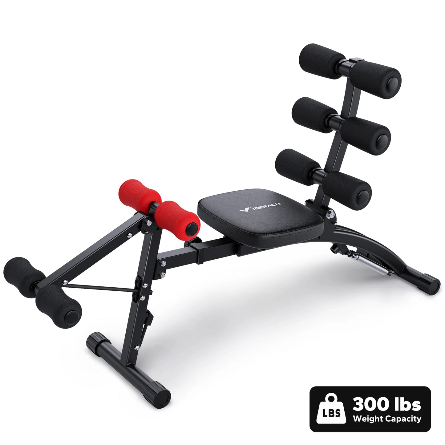 MERACH Ab Machine MultiFunctional Adjustable SitUp Bench For Core Training