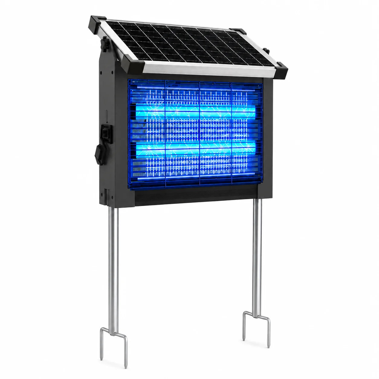 Solar Bug Zapper Outdoor 4500V Mosquito Killer Rechargeable