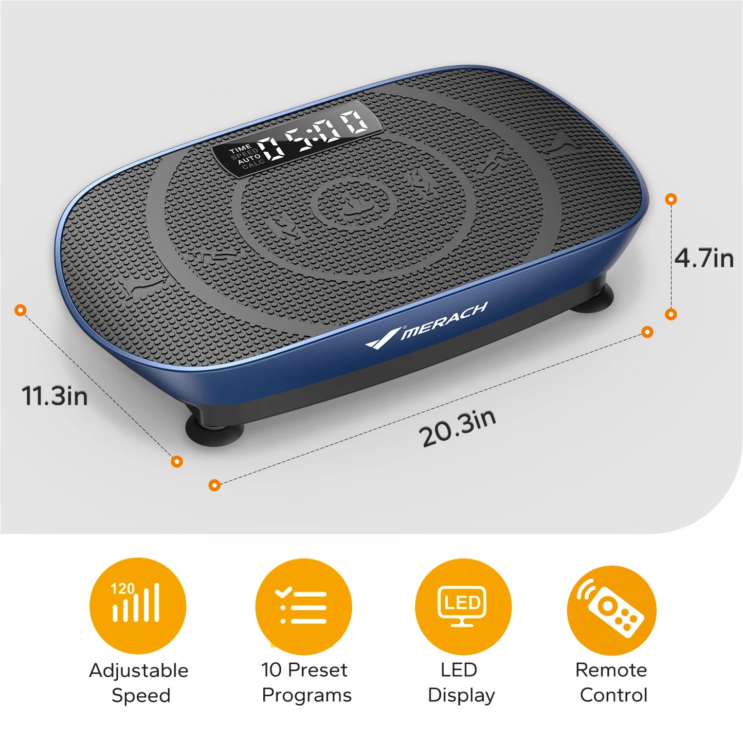 MERACH Vibration Plate CV30 Exercise Machine For Full Body Workout
