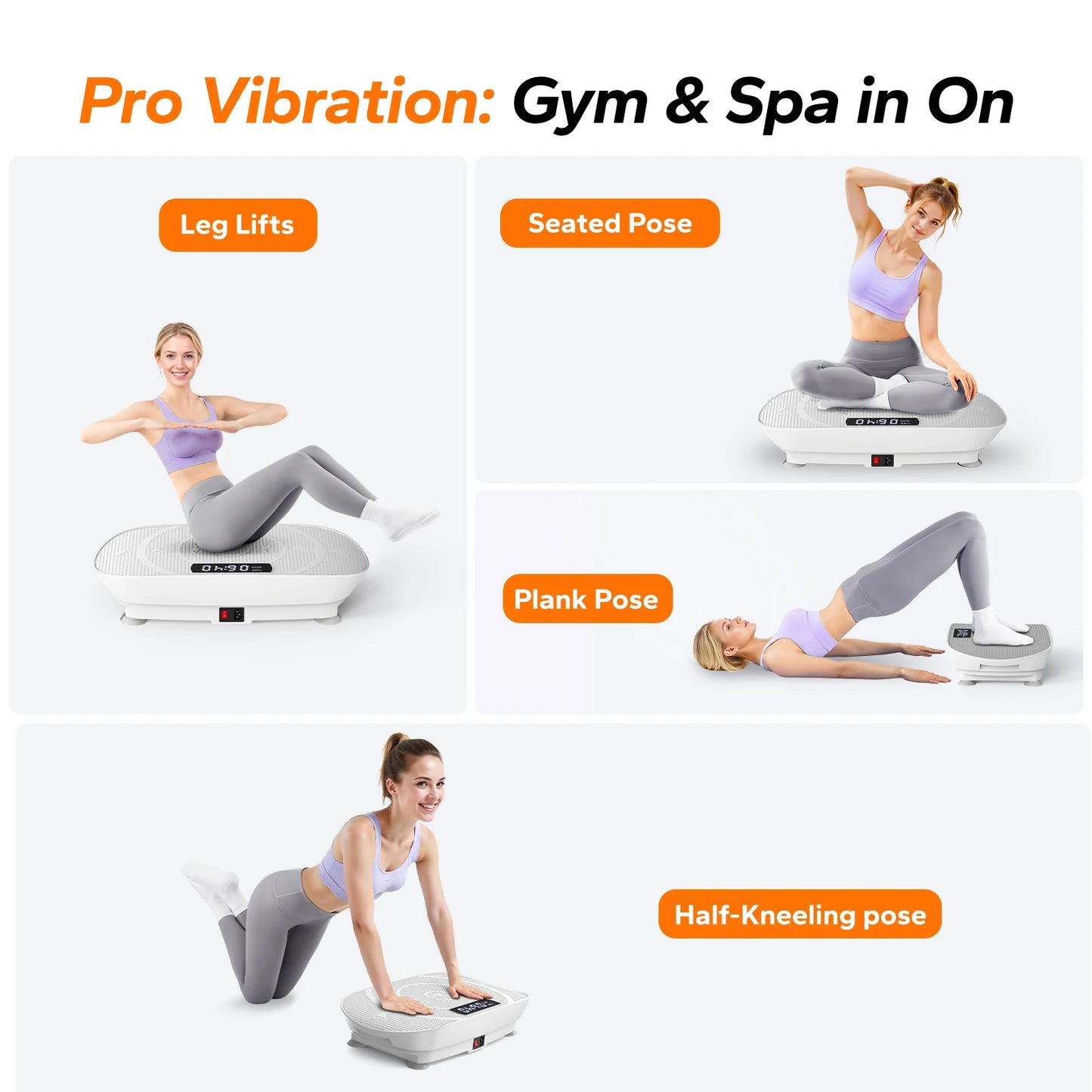 MERACH Vibration Plate CV30 Exercise Machine For Full Body Workout
