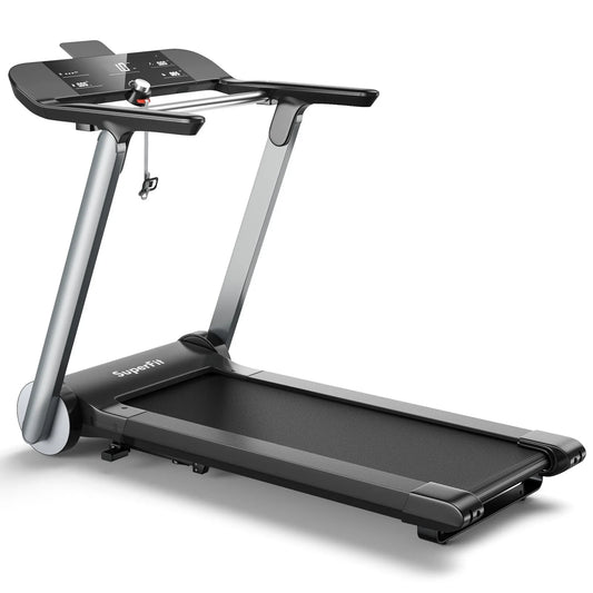 Electric Folding Treadmill Designer Running Machine With Heart Rate Belt