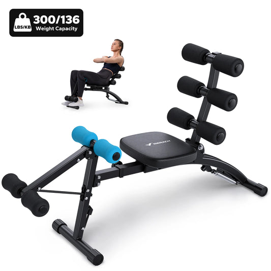 MERACH Ab Machine MultiFunctional Adjustable SitUp Bench For Core Training
