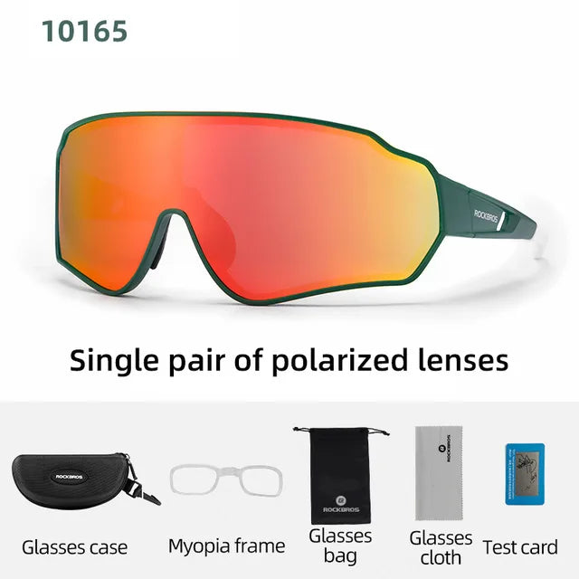 ROCKBROS Polarized Cycling Glasses UV400 Outdoor Sports Eyewear