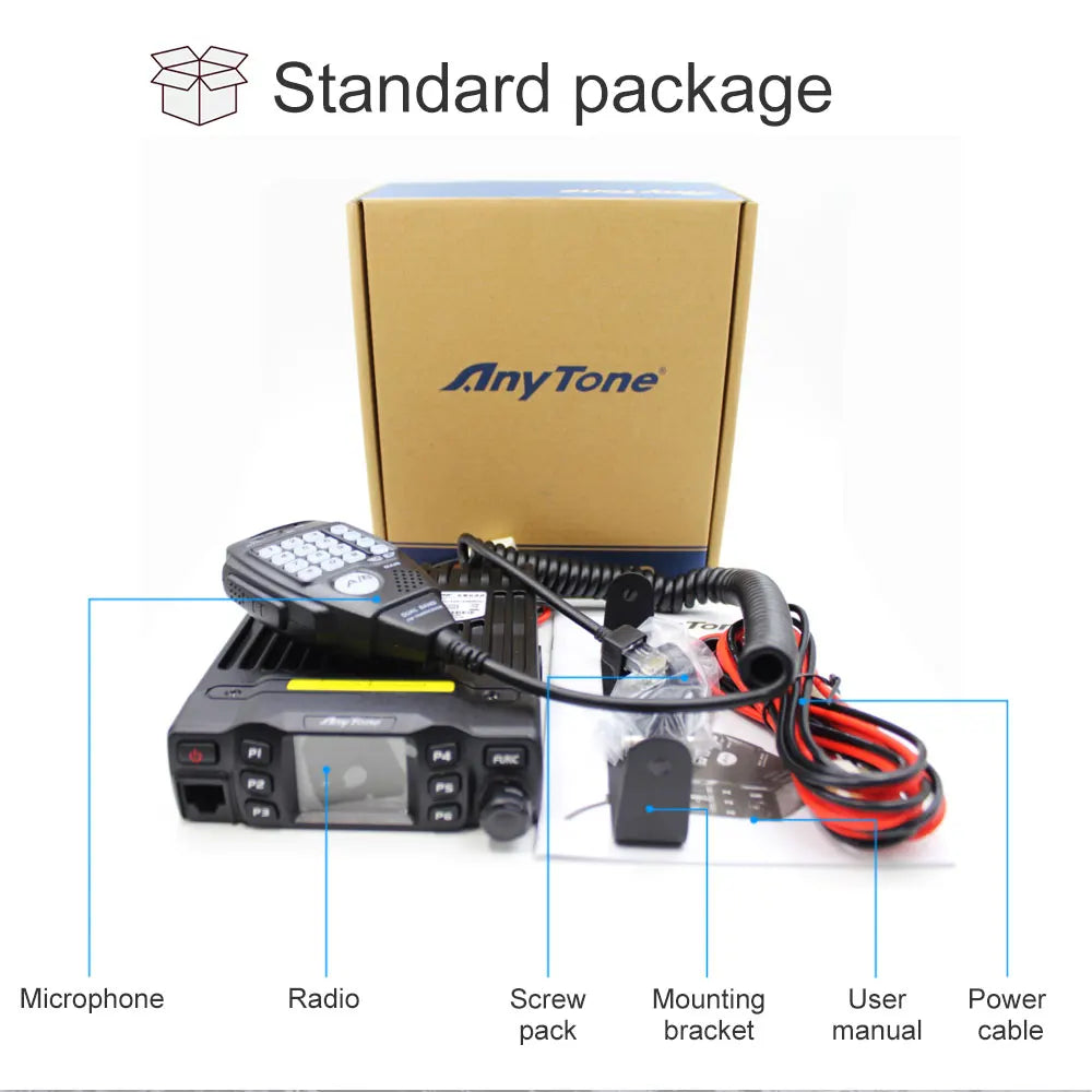AnyTone AT-778UV 25W Dual Band Amateur Radio Walkie Talkie