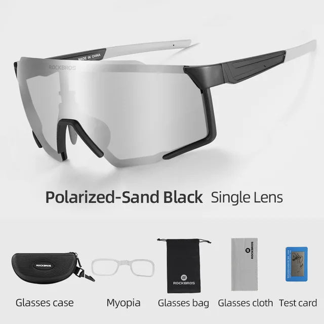 ROCKBROS Polarized Cycling Glasses UV400 Outdoor Sports Eyewear