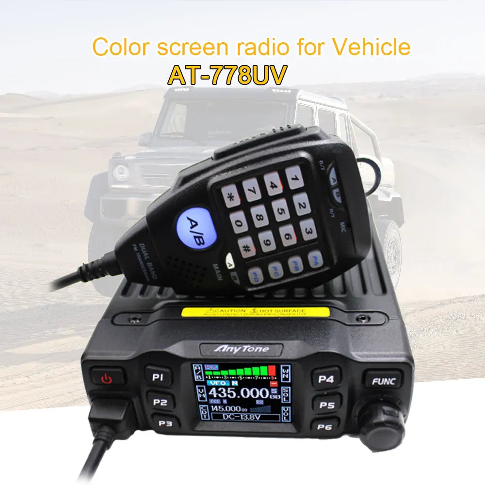 AnyTone AT-778UV 25W Dual Band Amateur Radio Walkie Talkie