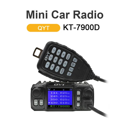 QYT KT-7900D Quad Band 25W UV Transceiver For Radio Enthusiasts