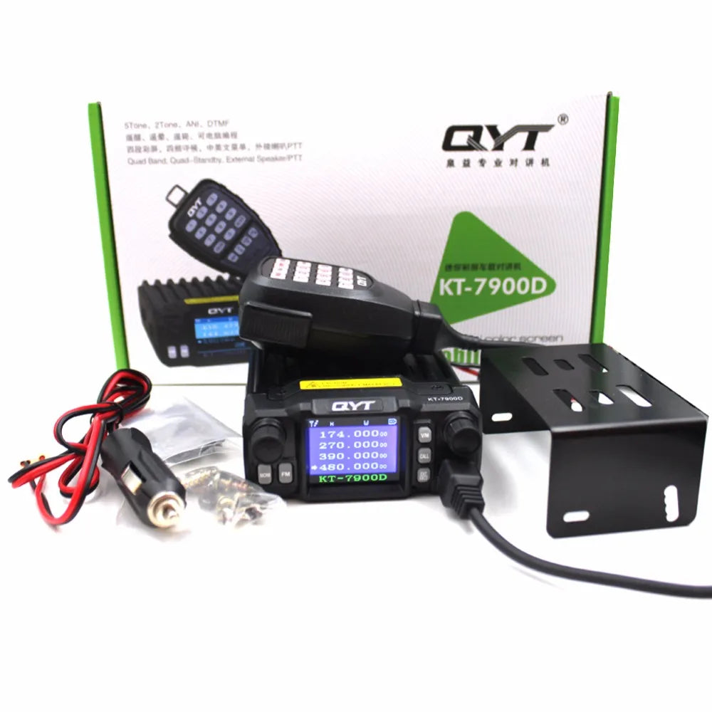 QYT KT-7900D Quad Band 25W UV Transceiver For Radio Enthusiasts