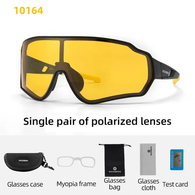 ROCKBROS Polarized Cycling Glasses UV400 Outdoor Sports Eyewear