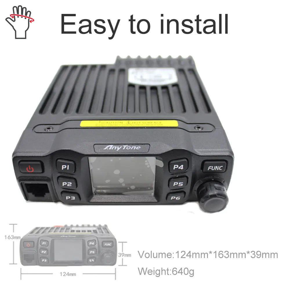 AnyTone AT-778UV 25W Dual Band Amateur Radio Walkie Talkie