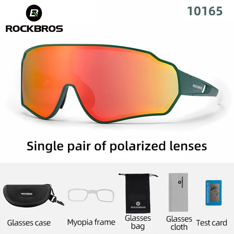 ROCKBROS Polarized Cycling Glasses UV400 Outdoor Sports Eyewear