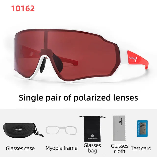 ROCKBROS Polarized Cycling Glasses UV400 Outdoor Sports Eyewear