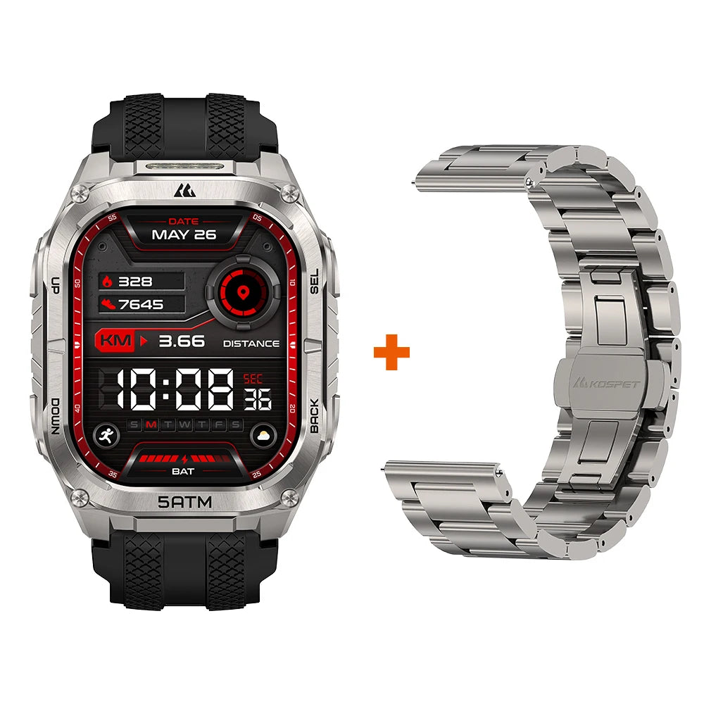 Kospet Tank M4C GPS Smartwatch With Health Tracking