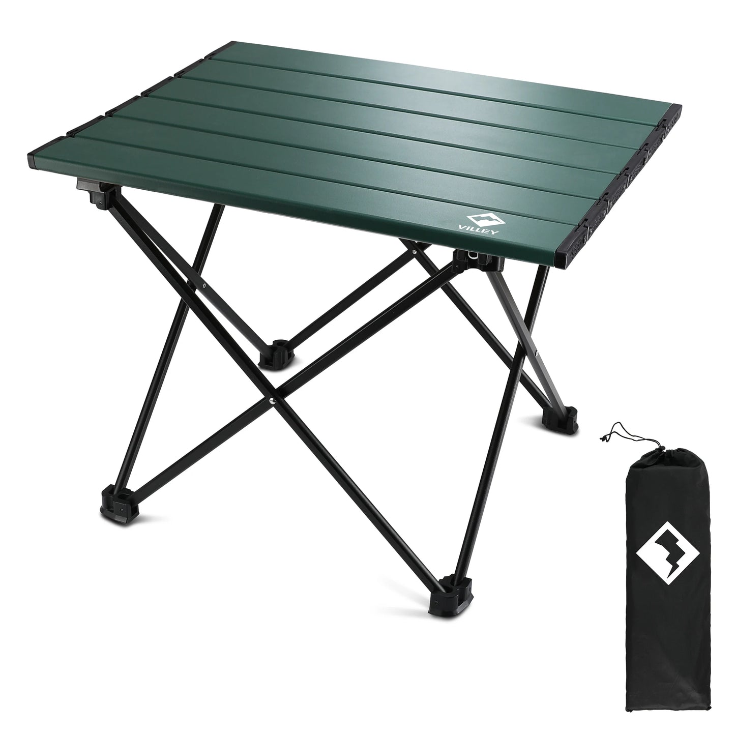 VILLEY Ultralight Aluminum Folding Outdoor Camping Table