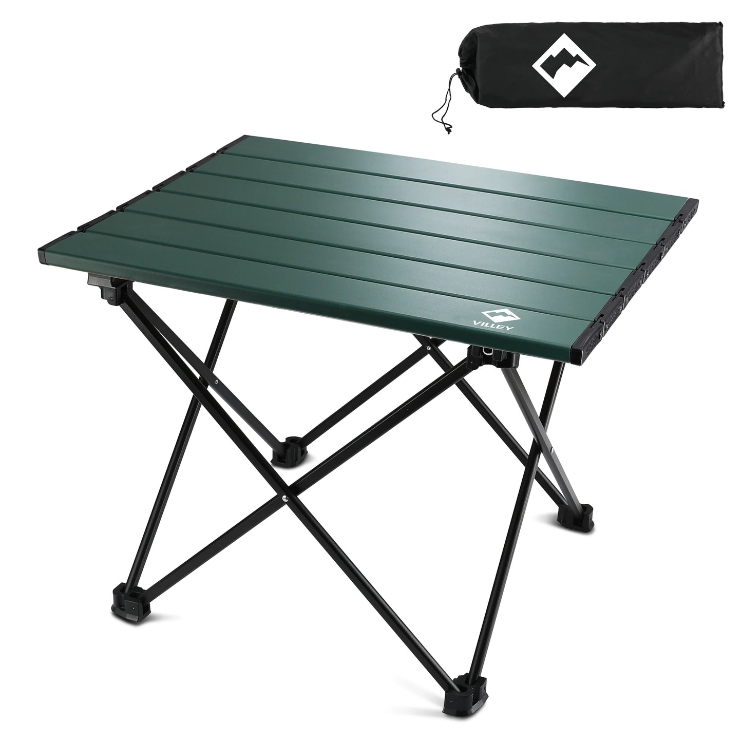 VILLEY Ultralight Aluminum Folding Outdoor Camping Table