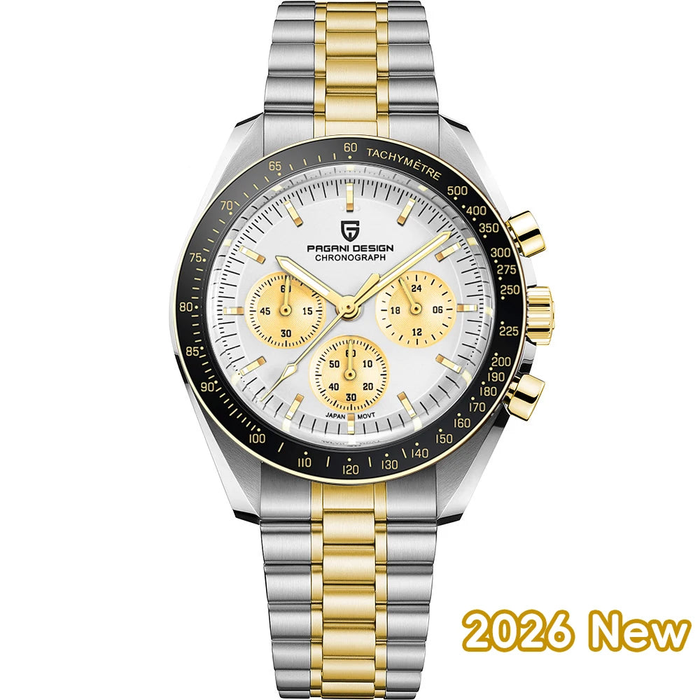 Pagani Design PD1701 Men's Sport Chronograph Quartz Watch 100M