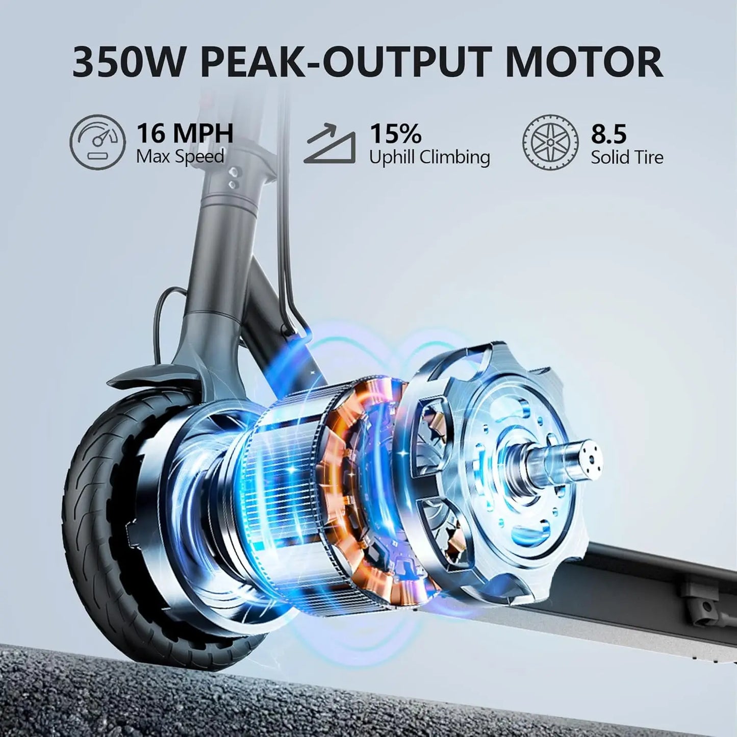 Ladped LP60 Electric Scooter 350W 19 MPH 16 Mile Range