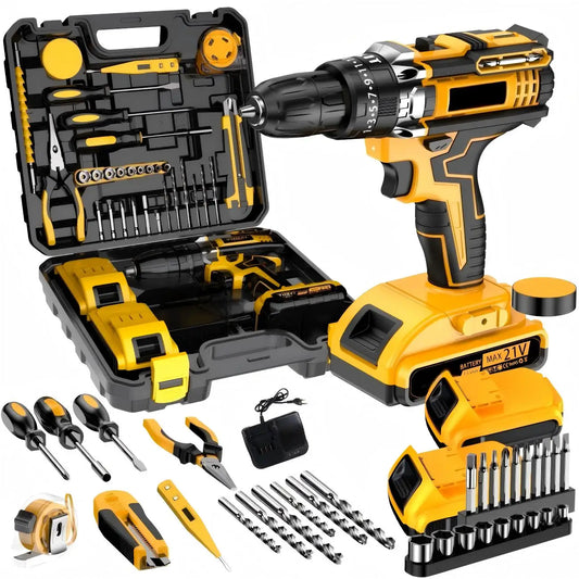 78 Piece Tool Set Kit With Professional Hand Tools Carry Case