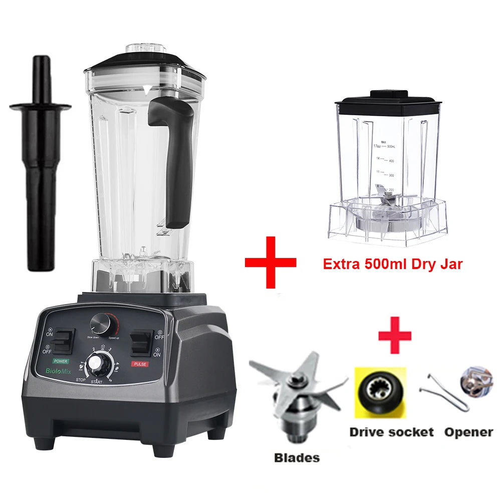Biolomix 3HP 2200W Heavy Duty Blender Mixer Juicer
