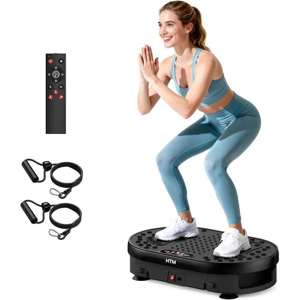 HTMM Vibration Plate Exercise Machine With 120 Speed Levels