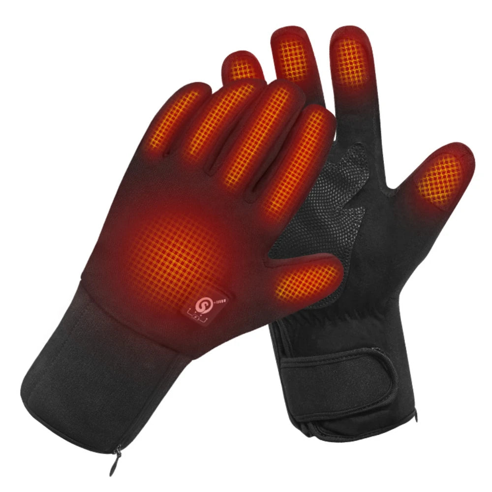 Savior Heat Heated Winter Gloves Unisex Waterproof Touchscreen Battery Powered