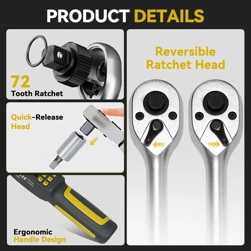 WAXTRON Digital Torque Wrench With Two Percent Accuracy For Automotive