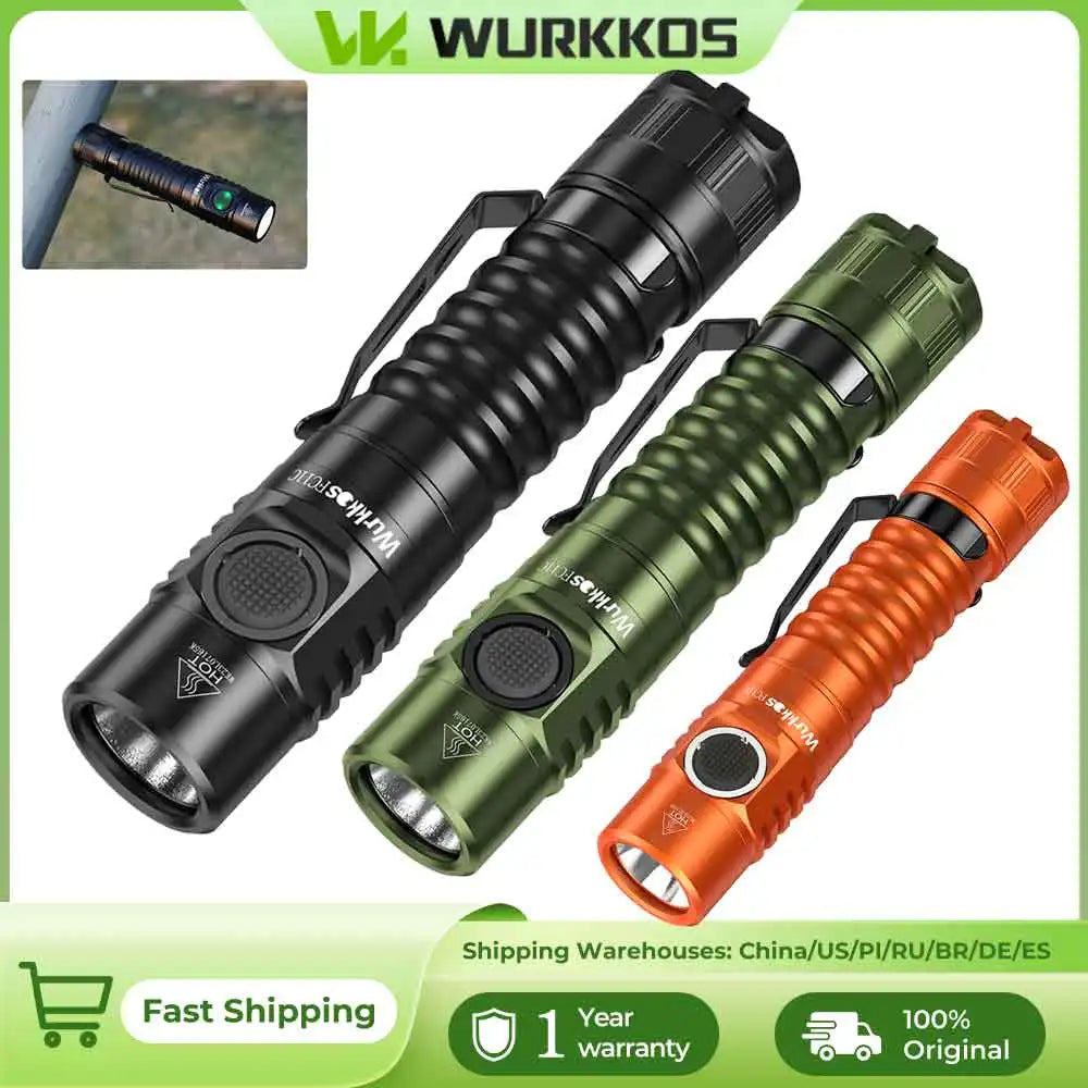 Wurkkos FC11C Flashlight USBC Charging 1200 Lumens Mountaineering Edition