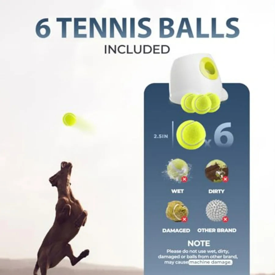 Automatic Dog Ball Launcher For Outdoor Play Rechargeable