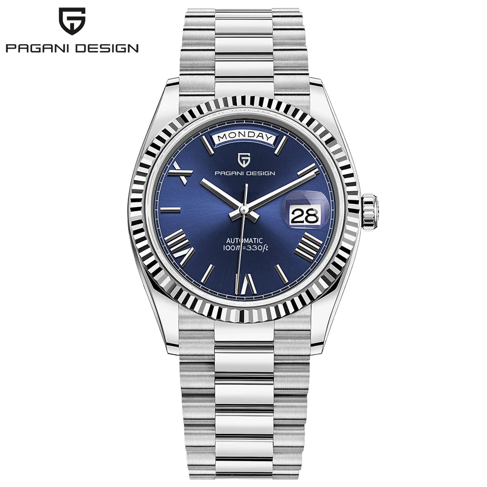 PAGANI DESIGN Double Calendar Automatic Watch With Sapphire Crystal