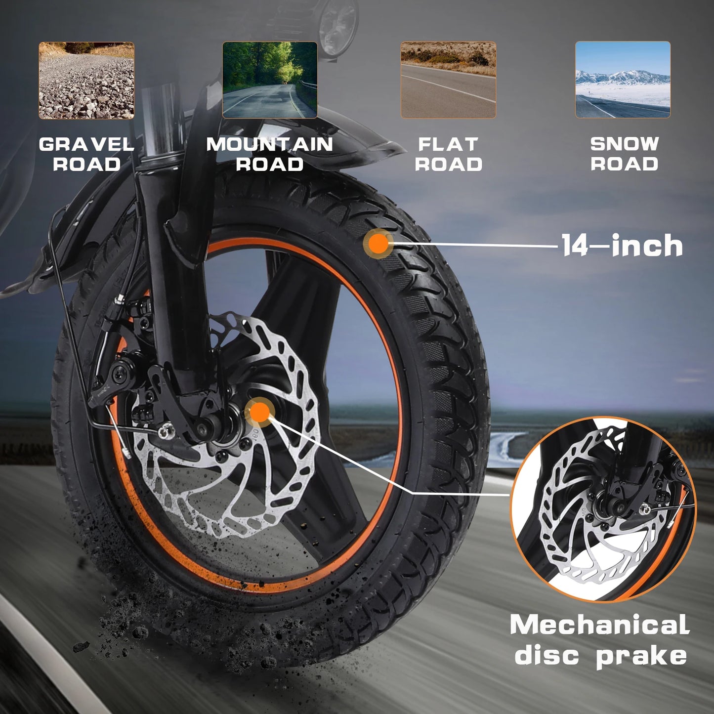 FreeBoy 750W 48V Electric Scooter for Adults Urban Commuter