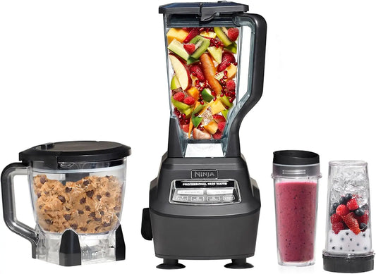 1500W Mega Kitchen System With Blender And Food Processor Ice Crushing