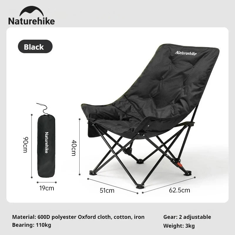 Naturehike High Back Moon Chair Camping Foldable Lounge Chair
